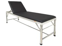 onderzoeksbank,kunstleer zwart,HxLxB 650x1900x600mm,2-dlg.