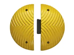 drempel,HxØ 70x500mm,gerecycled kunststof,geel