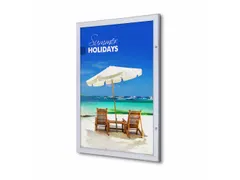 Posterhouder Vergrendelbaar Economy A1 Zilver