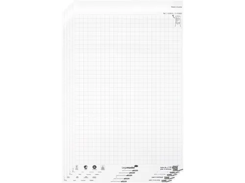 Legamaster SKETCH ECO Flipoverpapier 98x65cm Raster 5x 20vel