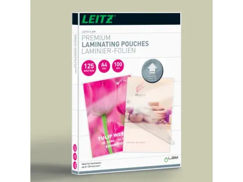 Lamineerhoes Leitz 7481 Ilam A4 2x125 Micron 100stuks