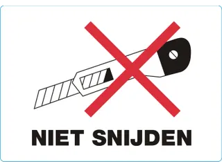Etiket Niet Snijden 500 Etiketten Rol 74x105mm 500 Stuks - 1