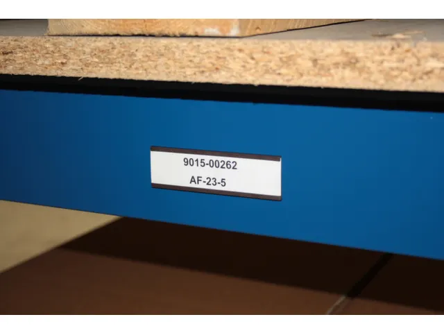etikethouder,HxL 30x100mm,m. magneet,zwart