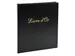 Livre d'or Balacron avec titre 140 pages blanches - 21x19 cm vertical