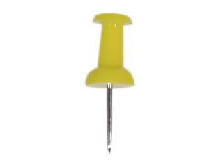Pushpins Alco doosje a 40 stuks geel - 3