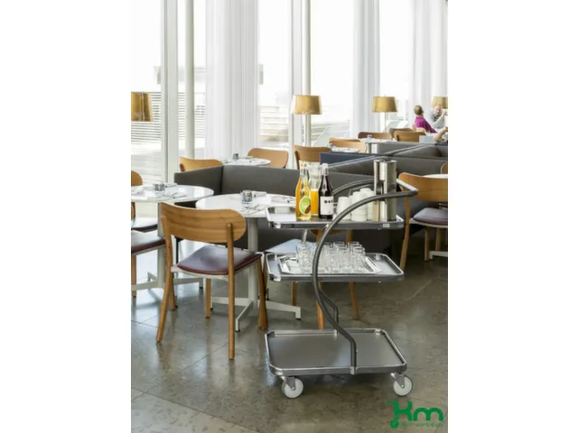 etagewagen,draagverm. 120kg,3etage(s),laadvl. LxB 595x360mm,grijs