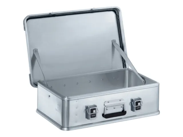 Transportkist Aluminium 29l 180x 600x 400mm Snapsluitingen Draaggreep