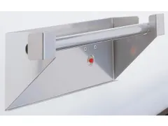 Pakpapier Rolhouder,V. Perfoplaat,Aluminium-Kleurig