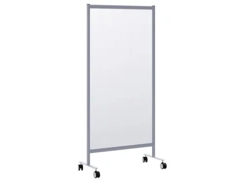 mobiel hygiënescherm 1800x855x390mm enkel veld PMMA
