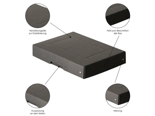 PureBox Black A5 40mm