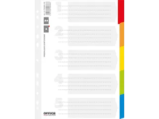 tabbladen A4 karton en PP 11-gaats 5 tabs - 1