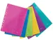 WOW Pochette perforée A4 PP Couleurs assorties