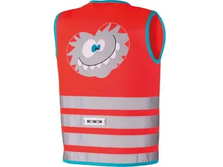 Crazy Monster Jacket Reflecterend Fluohesje Kind Rood Small - 3