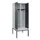 locker met bank,voor scheiding van kleding,HxBxD 2120x800x815mm,2vak