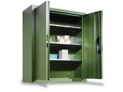 Hangkast 830x700x300mm 3legborden Draaideuren Ral6011