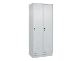 locker,HxBxD 1950x800x500mm,2vak,vak B 400mm,draaigrendel,sokkel - 1