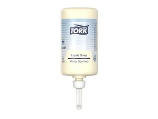 Handzeep Tork S1 vloeibaar mild geparfurmeerd parelwit 1000ml 420501 - 1