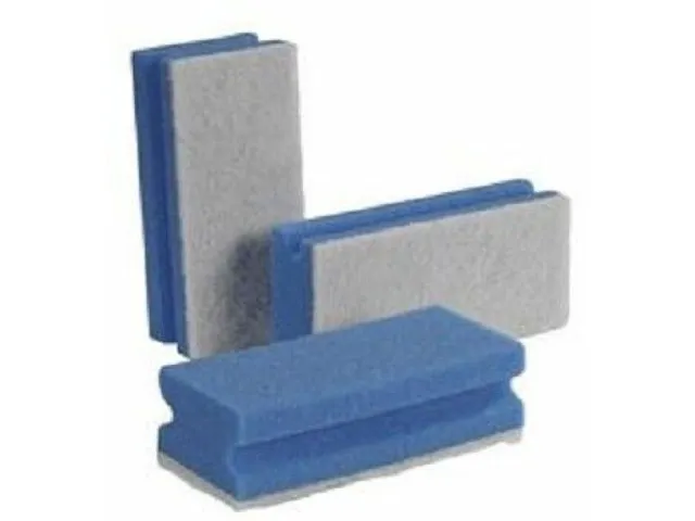 Ecolab Polifix Schuurspons Blauw/wit, pak 10stuks