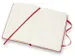 Notitieboek Moleskine pocket 90x140mm blanco hard cover scarlet red
