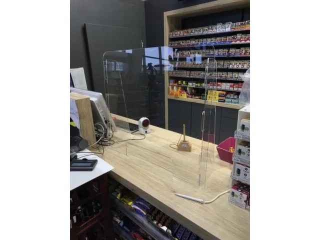 Ecran de protection Plexiglas transparent 700x600x200mm