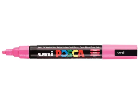 Verfstift Posca PC5M Medium Punt 1,8-2,5mm Roze