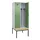 locker met bank,voor scheiding van kleding,HxBxD 2120x800x815mm,2vak