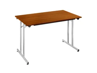 Klaptafel Vrijstaand 120x80 Cm Onderstel Aluminium Kersenhout - 1