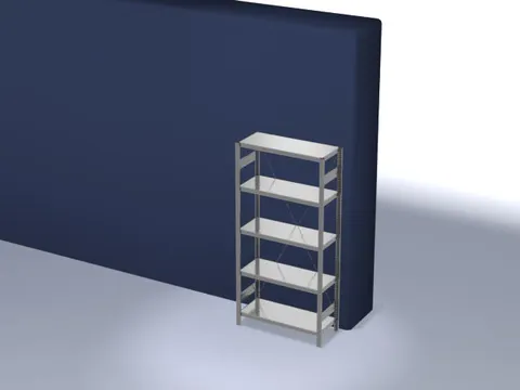 systeemstelling,grondveld,HxBxD 2000x1060x435mm,vakl. 145kg