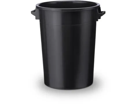 ton,HxØ 670x520mm,100l,HDPE,zwart