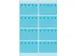 Etiket Herma 3773 26x40mm Diepvries Blauw 48 stuks