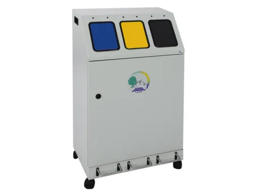 afvalverzamelstation,3x30l,HxBxD 920x580x380mm