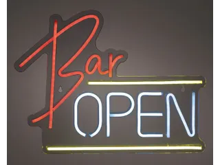 Ledbord Lumineo indoor USB neon Bar Open - 4