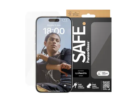 Panzerglass Safe Screenprotector Iphone 15 Pro