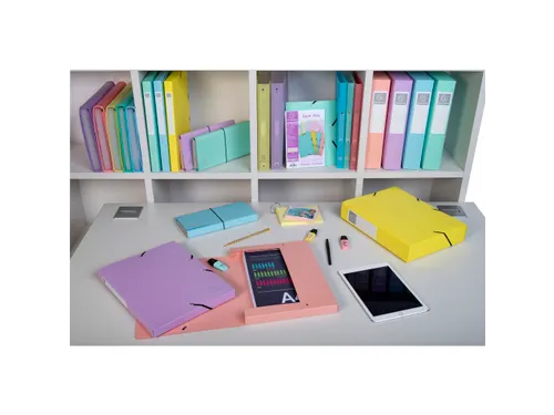 Klasseerdoos A4 R25m m 7/10e AQUAREL geas