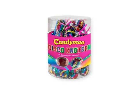 Lolly Candyman discoknotsen 100 stuks