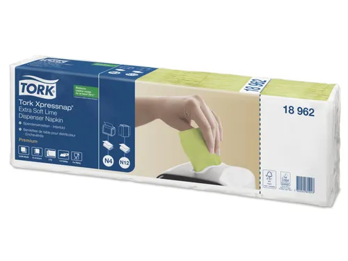 Tork 18962 Xpressnap Extra Zachte dispenserservet limoen