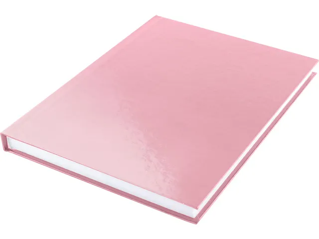 Cahier Kangaro A5 couverture rigide, pastel rose, 80 flls 80gr, ligné