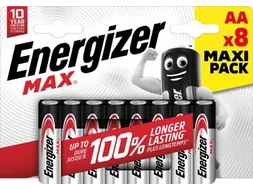batterijen Max AA/LR06/E91 blister 8 MaxIPACK