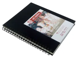 Schetsboek Talens Art Creation Zwart Spiraal 21x28cm 110gr 80vel