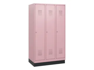 schoollocker,HxBxD 1630x900x500mm,3vak,vak B 300mm,cil.-slot,sokkel - 2