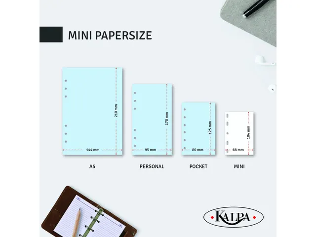 Agendavulling 2026 Kalpa Mini 7dagen/2pagina's