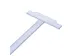 Tekenhaak Aristo GeoCollege 60cm transparant