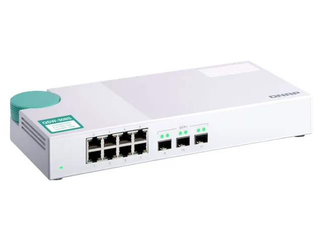 8x RJ-45 1GbE, 3x 10GbE SFP+, Unmanaged, 100-240 VAC, 50/60 Hz, 42.5 x