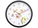 Buitenklok Nextime dia 30.5cm Silene cijfers, zwarte rand witte wijzer