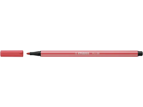 Viltstift STABILO Pen 68/47 medium roestig rood