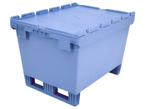 Herbruikbare Stapelbak Grote Capaciteit 553x800x600mm 147l Deksel