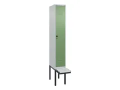 locker voor scheiding van kleding,HxBxD 2120x300x815mm,1vak