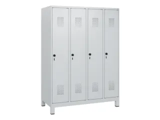 schoollocker,HxBxD 1630x1200x500mm,4vak,vak B 300mm,draaigrendel - 2