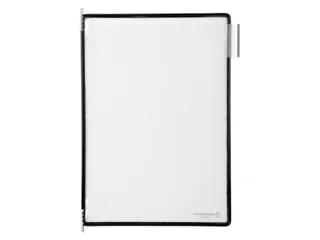 Zichtpaneel Tarifold A4 verticaal 230x343mm Zwart 10 stuks - 2