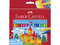 Viltstift Faber-Castell 36 stuks karton etui assorti